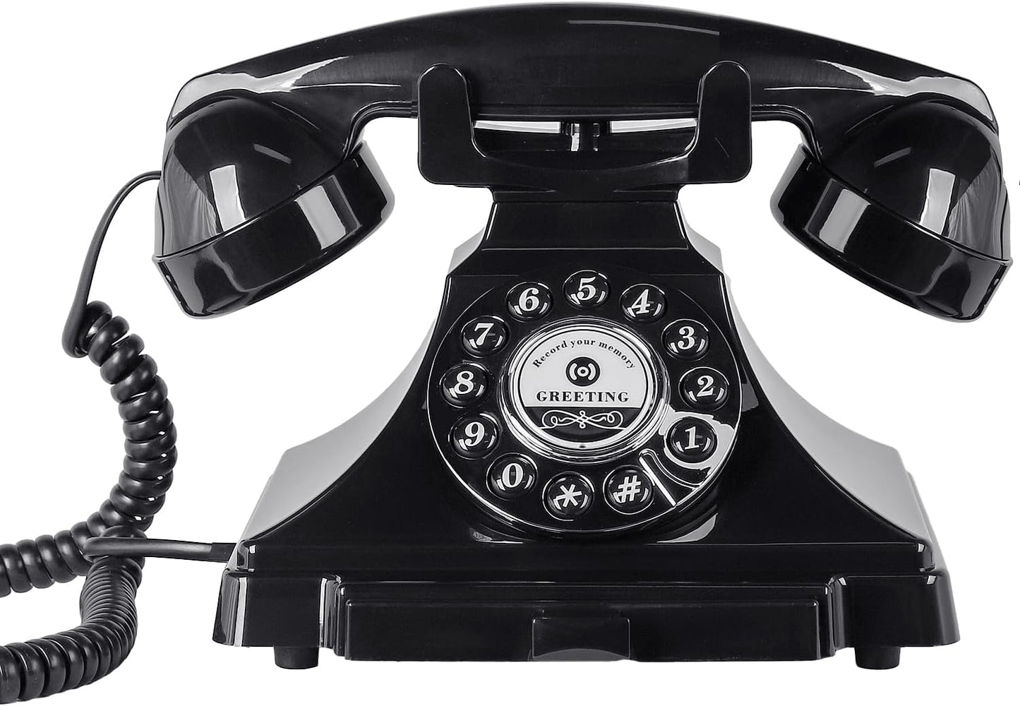 Audio Guest Book Wedding Phone - Classic Style Telephone Guest Book - Record Customized Audio Messages Guest Book with Ease for Weddings, Parties, Birthdays and Special Occasions