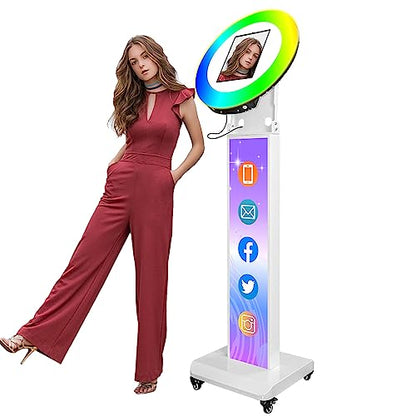 Portable Photo Booth for iPad 10.2in 10.9in 11in 12.9in for Parties Christmas