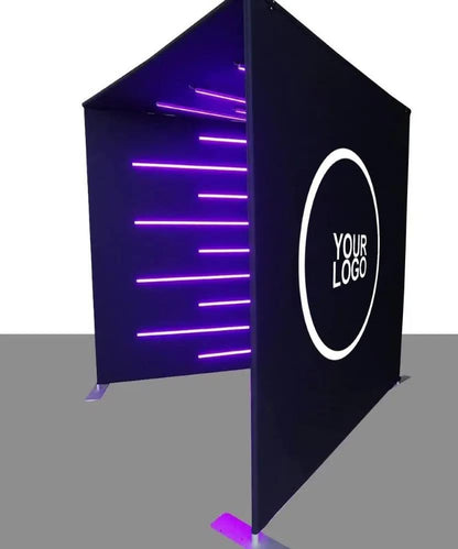 PHOTO BOOTH LED ENCLOSURE, Light up your event with a multi-color LED tension fabric Vogue Photo Booth enclosure