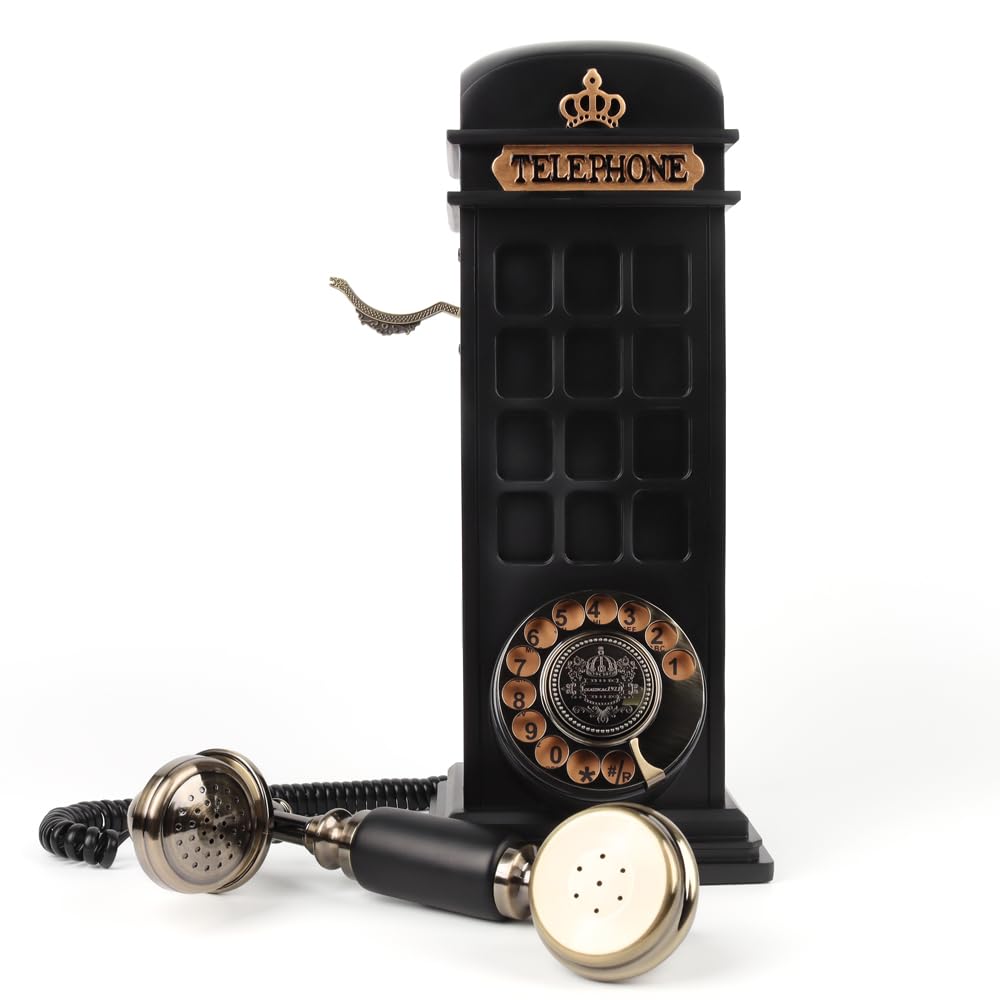 Audio Guest Book Wedding Phone, 2024 Retro Classic Audio Guestbook Record Customized Audio Messages, for Parties Weddings Birthdays Rentals Confessions