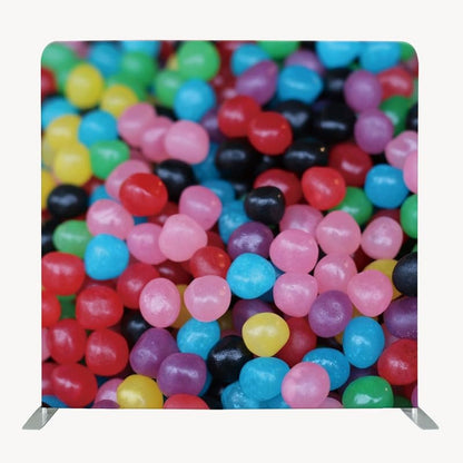 Photo Booth Backdrop Stand with Tension Fabric & Aluminum Tube Stand and Portable Carry Bag, Background Stand Frame for Wedding Brithday Party