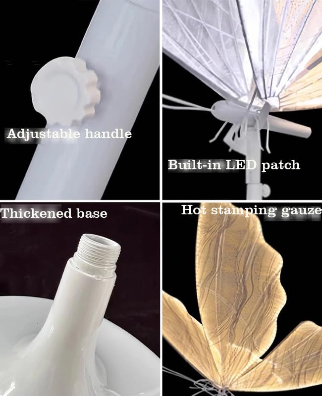 Wedding Butterfly Floor lamp Creative Butterfly Ceiling Lamp Butterfly Hanging Decoration Props for Wedding Party