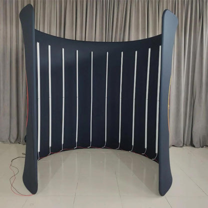 Customizable Led Backdrop Background Tents for 360 Photo Booth, Photobooth Backdrop, 360 Photo Booth LED Enclosure for Parties Wedding Event
