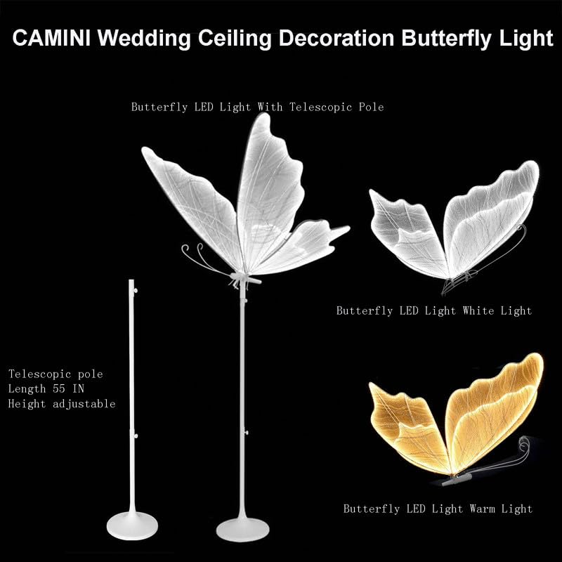 Butterfly Floor lamp Creative Wedding Butterfly Ceiling Lamp Romantic Elegant Decoration Party Atmosphere Props for Wedding Party