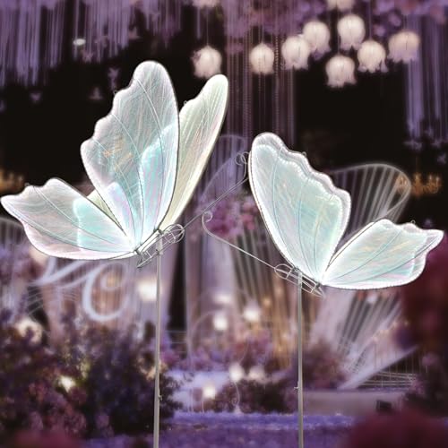 Wedding Butterfly Floor lamp Decoration Lights Creative Luminous Butterfly Ceiling Lamp Butterfly Hanging Decoration Props for Wedding Party