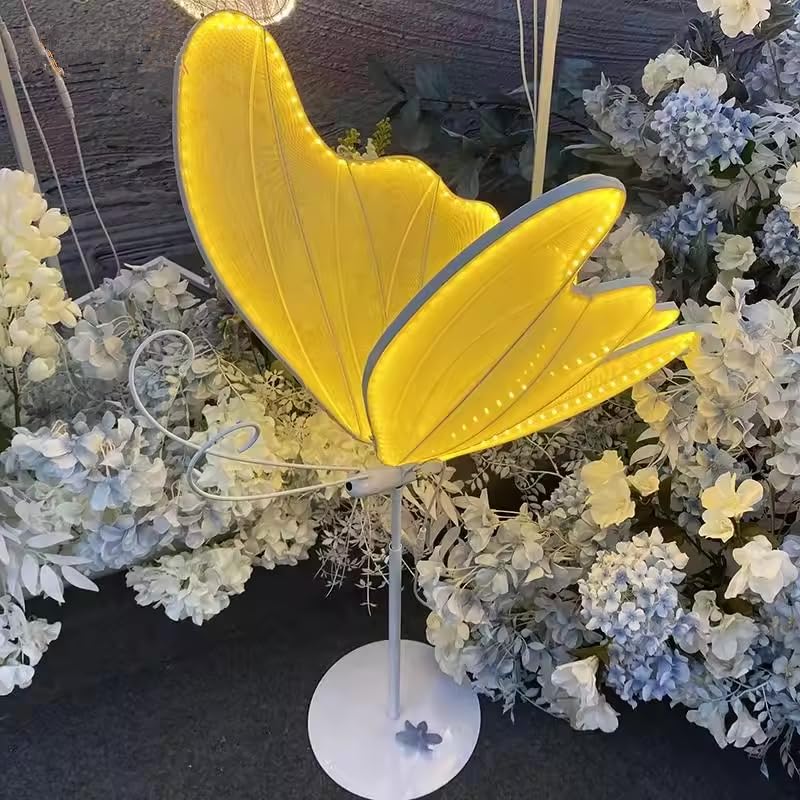 Butterfly Floor Lamp, Creative Butterfly Ceiling Lamp Hanging Led Butterfly Lights for Party Wedding