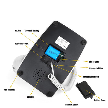 Audio Guest Book Wedding Phone Retro Audio GuestBook