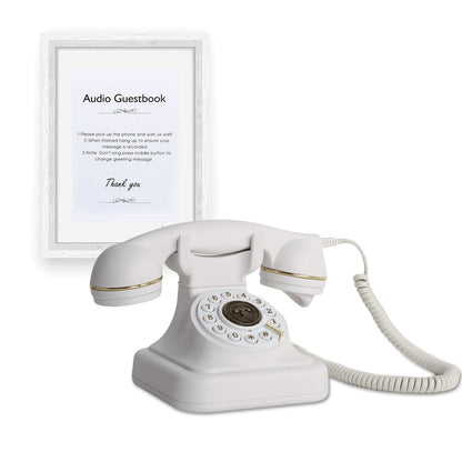 Audio Guest Book Wedding Phone- Record Customized Audio Messages with GuestBook – A Personal and Convenient Way to Preserve Your Special Occasions