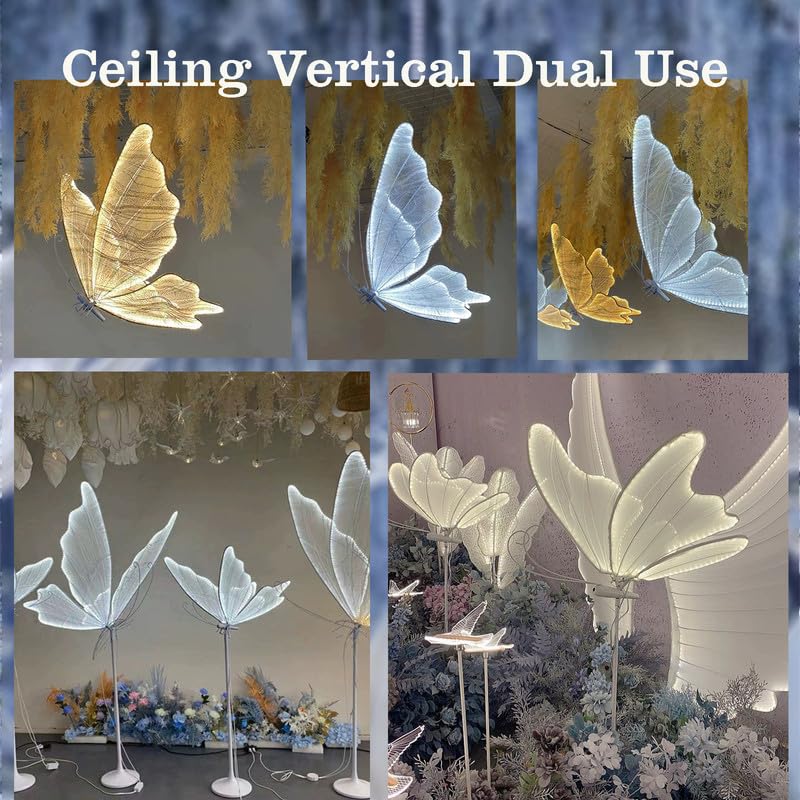 Butterfly Floor lamp Creative Wedding Butterfly Ceiling Lamp Romantic Elegant Decoration Party Atmosphere Props for Wedding Party