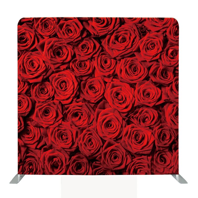 Photo Booth Backdrop Stand with Tension Fabric & Aluminum Tube Stand and Portable Carry Bag, Background Stand Frame for Wedding Brithday Party