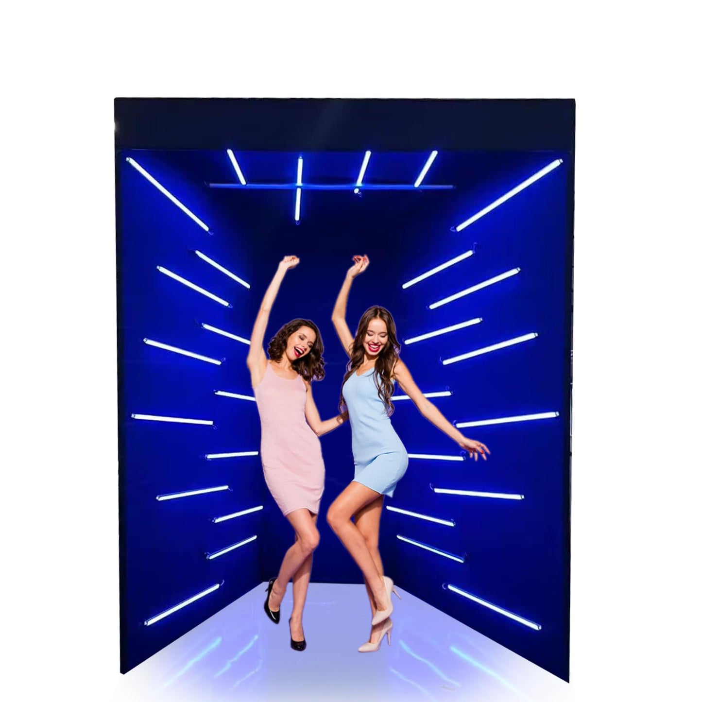 PHOTO BOOTH LED ENCLOSURE, Light up your event with a multi-color LED tension fabric Vogue Photo Booth enclosure