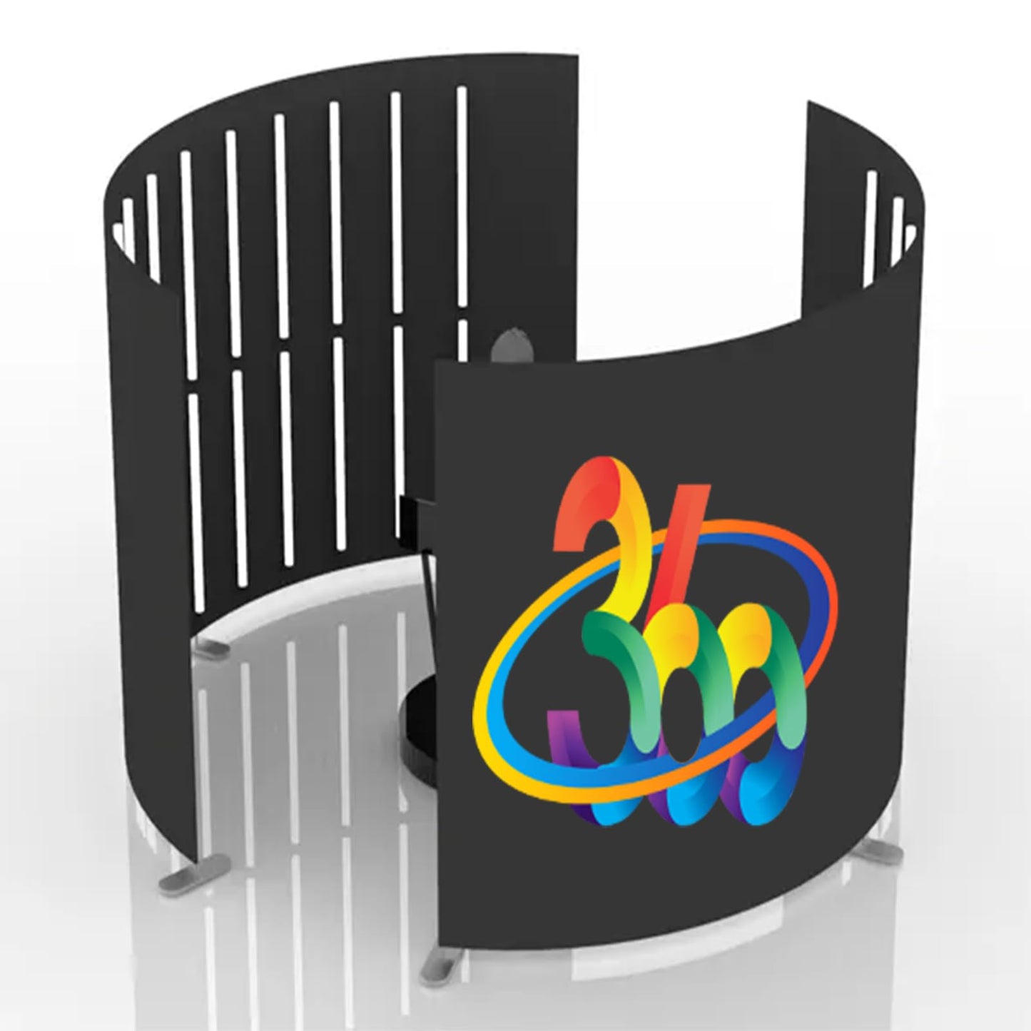 Photo Booth Backdrop Tents Customized Logo Tension Fabric Movable Backdrops Degree Camera Background Video Photostudio with RGB LED Light