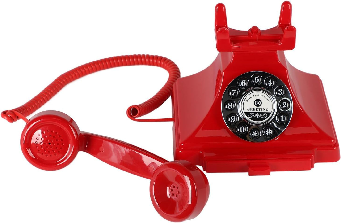 Audio Guest Book Wedding Phone - Classic Style Telephone Guest Book - Record Customized Audio Messages Guest Book with Ease for Weddings, Parties, Birthdays and Special Occasions