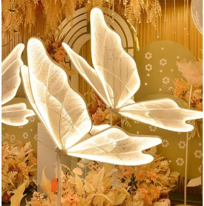 Butterfly Floor Lamp, Creative Butterfly Ceiling Lamp Hanging Led Butterfly Lights for Party Wedding