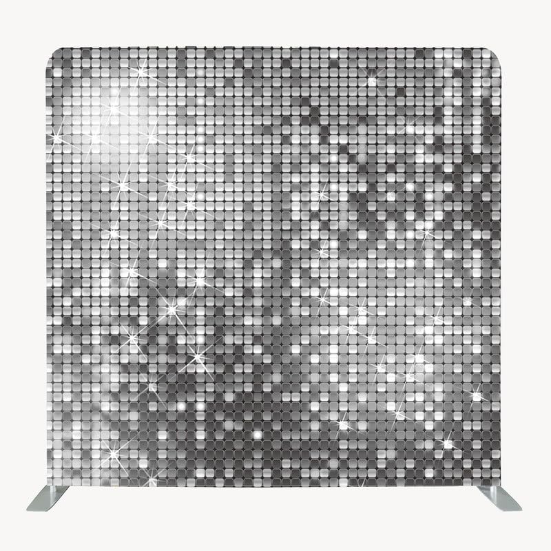 Photo Booth Backdrop Stand with Tension Fabric & Aluminum Tube Stand and Portable Carry Bag, Background Stand Frame for Wedding Brithday Party