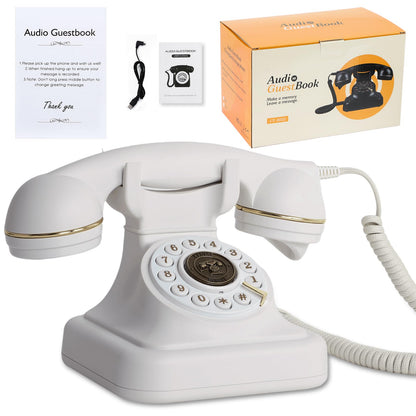 Audio Guest Book Wedding Phone- Record Customized Audio Messages with GuestBook – A Personal and Convenient Way to Preserve Your Special Occasions
