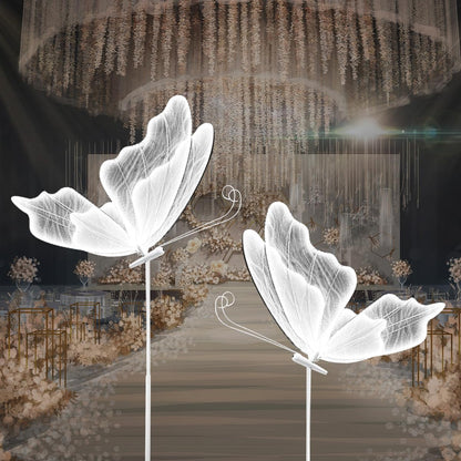 Butterfly Floor Lamp, Creative Butterfly Ceiling Lamp Hanging Led Butterfly Lights for Party Wedding