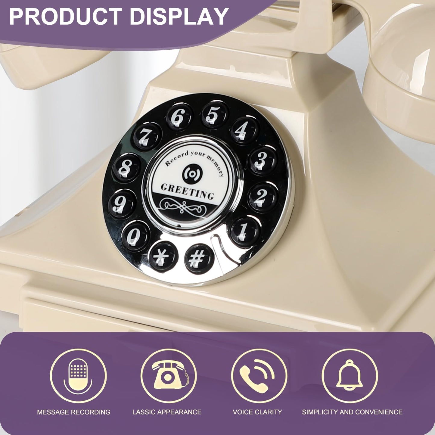 Audio Guest Book for Wedding - Guest Book Telephone Record Customized Voice Message for Your Wedding Party