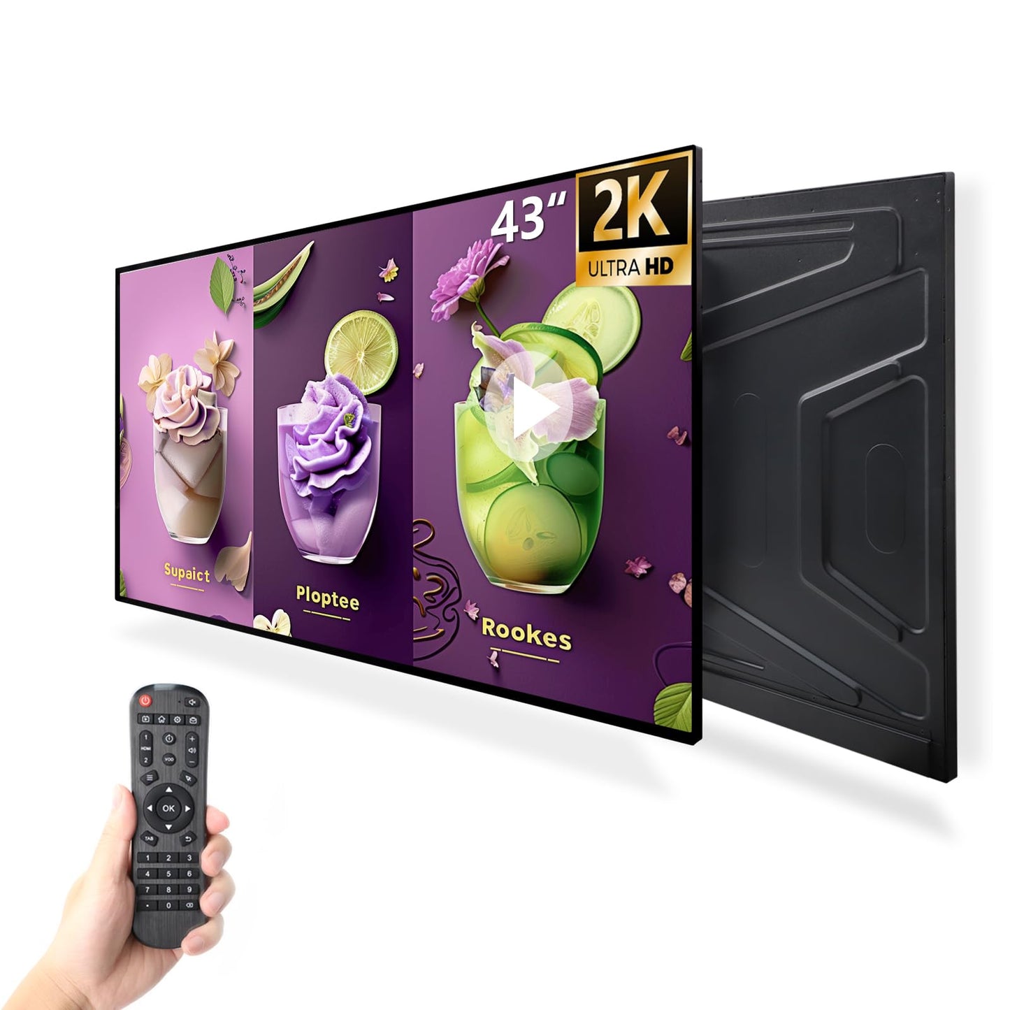 Indoor Digital Signage Touchscreen Wall Mounted Kiosk Advertising Display LCD Totem Interactive Monitor Android System with Auto Media Player