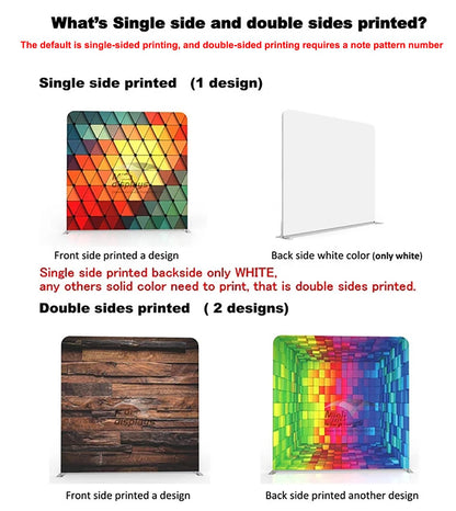 8ft  Photo Booth Backdrop with Aluminum Tube Stand and Portable Carry Bag, Photography Background for Wedding Brithday Christmax