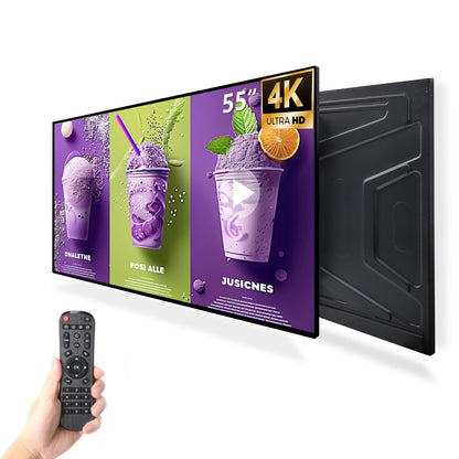 Indoor Digital Signage Touchscreen Wall Mounted Kiosk Advertising Display LCD Totem Interactive Monitor Android System with Auto Media Player