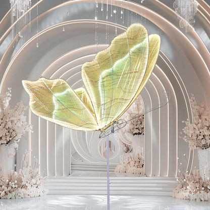 Wedding Butterfly Floor Lamp Decoration, LED Romantic Elegant Decoration Props for Wedding Party Birthday Decor Rental Business