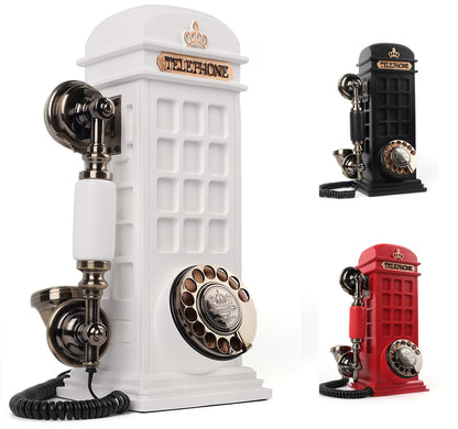 Audio Guest Book Wedding Phone, 2024 Retro Classic Audio Guestbook Record Customized Audio Messages, for Parties Weddings Birthdays Rentals Confessions