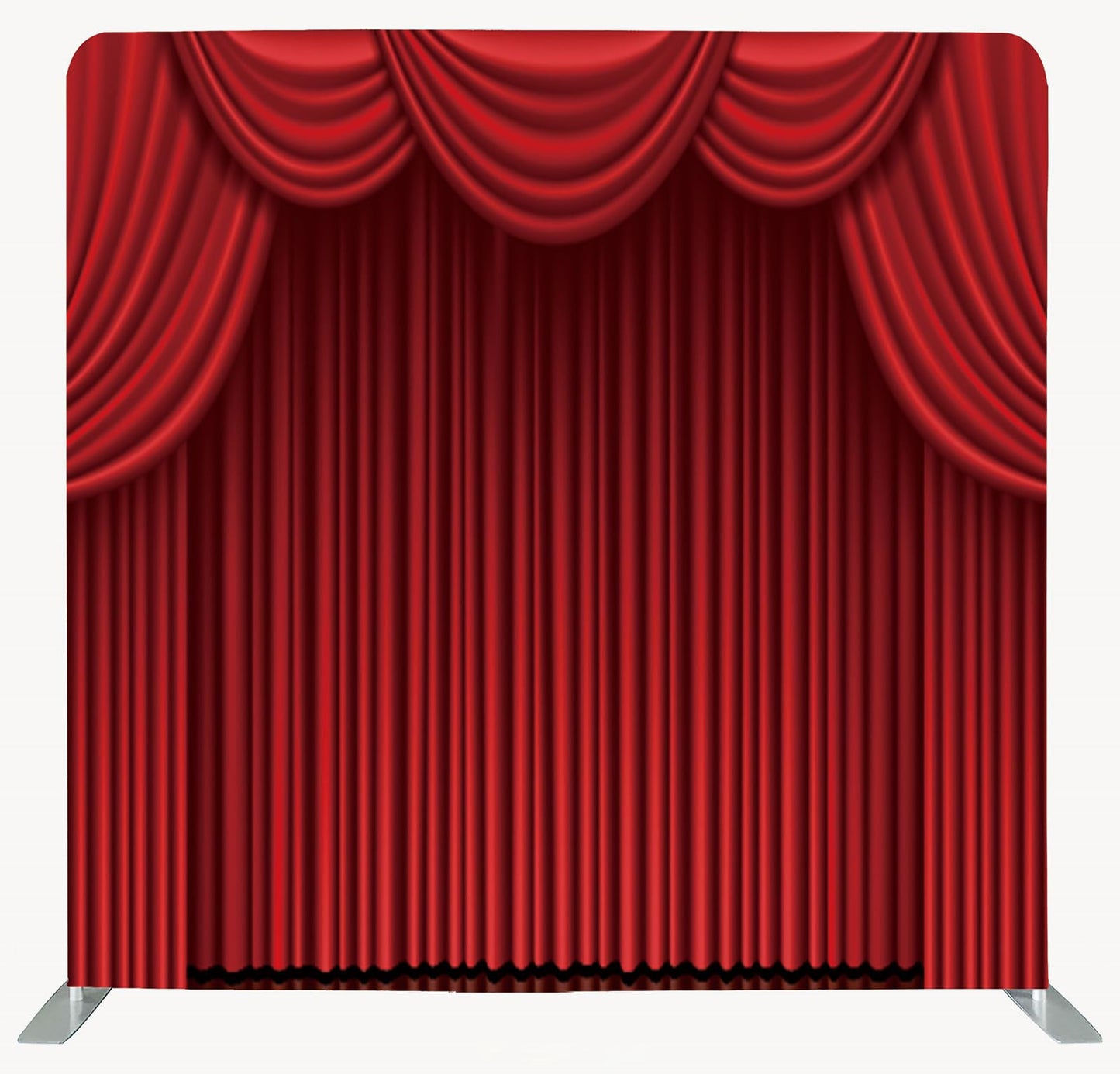 8ft  Photo Booth Backdrop with Aluminum Tube Stand and Portable Carry Bag, Photography Background for Wedding Brithday Christmax