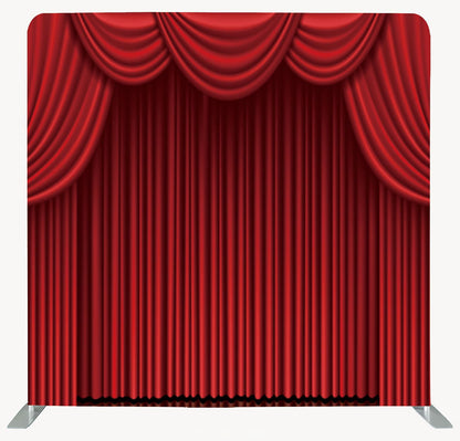 8ft  Photo Booth Backdrop with Aluminum Tube Stand and Portable Carry Bag, Photography Background for Wedding Brithday Christmax