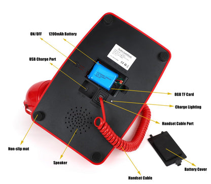 Audio Guest Book Wedding Phone, Record Customized Audio Message with Guest Book Retro Phone Audio GuestBook for Wedding Birthday Party Confession Audio Message Voicemail (Yellow)