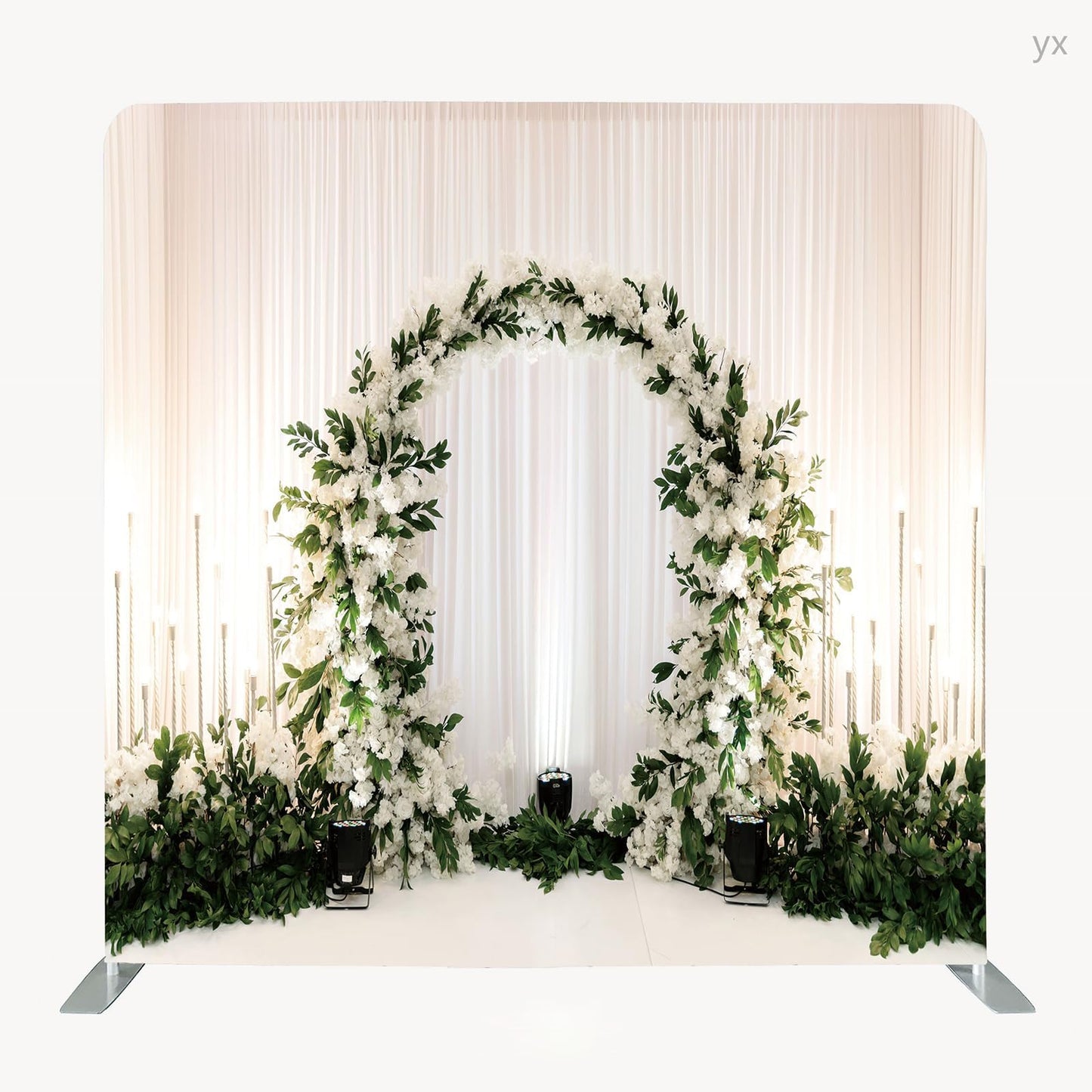 Photo Booth Backdrop with Aluminum Tube Stand and Portable Carry Bag Photography Background Wedding Backdrops Sequin Backdrop for Wedding Brithday Christmas Holiday Party Decor Rent