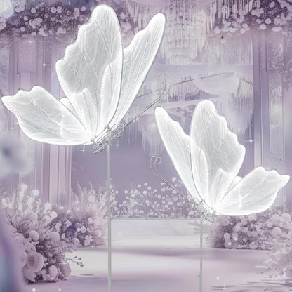 Wedding Butterfly Floor lamp Decorations lamps Creative Ceiling Lamp Butterfly Hanging Decoration Props LED Romantic Lights for Party Rental Business