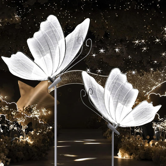 Wedding Butterfly Floor lamp Creative Luminescent Butterfly Ceiling Lamp Butterfly Hanging Decoration Props for Wedding Party