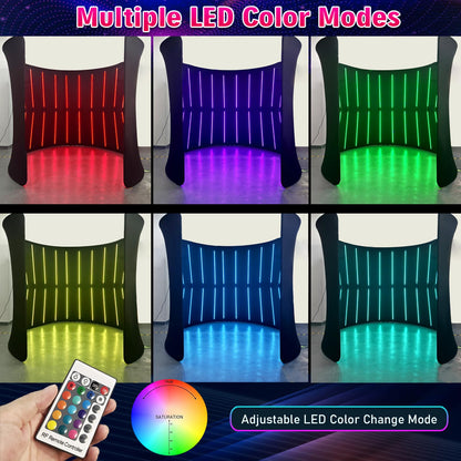 Customizable Led Backdrop Background Tents for 360 Photo Booth, Photobooth Backdrop, 360 Photo Booth LED Enclosure for Parties Wedding Event