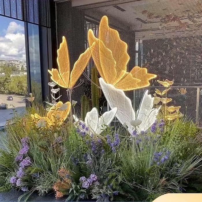 Butterfly Floor Lamp, Creative Butterfly Ceiling Lamp Hanging Led Butterfly Lights for Party Wedding