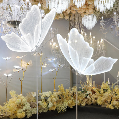 Wedding Butterfly Floor lamp Creative Butterfly Ceiling Lamp Butterfly Hanging Decoration Props for Wedding Party