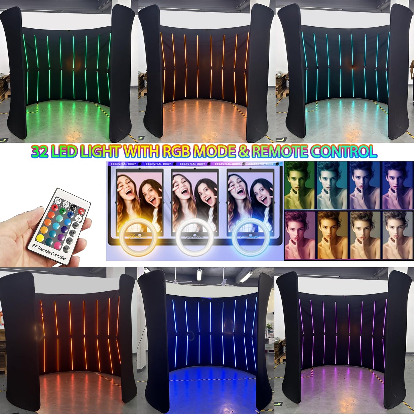 360 photo booth backdrop tents