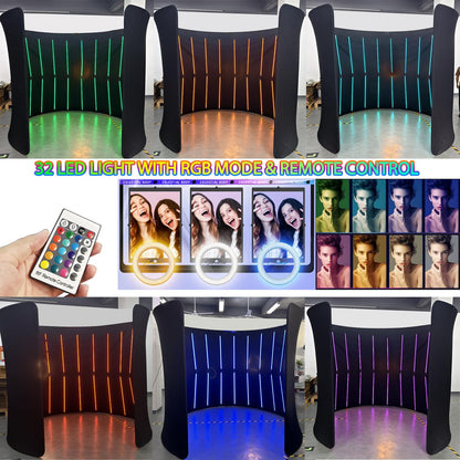360 photo booth backdrop tents