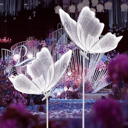Wedding Butterfly Floor lamp Creative Butterfly Ceiling Lamp Butterfly Hanging Decoration Props for Wedding Party