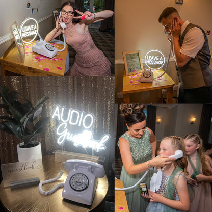 Audio Guest Book Wedding Phone Retro Audio GuestBook
