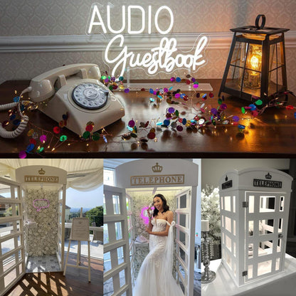 Audio Guest Book Wedding Phone Retro Audio GuestBook