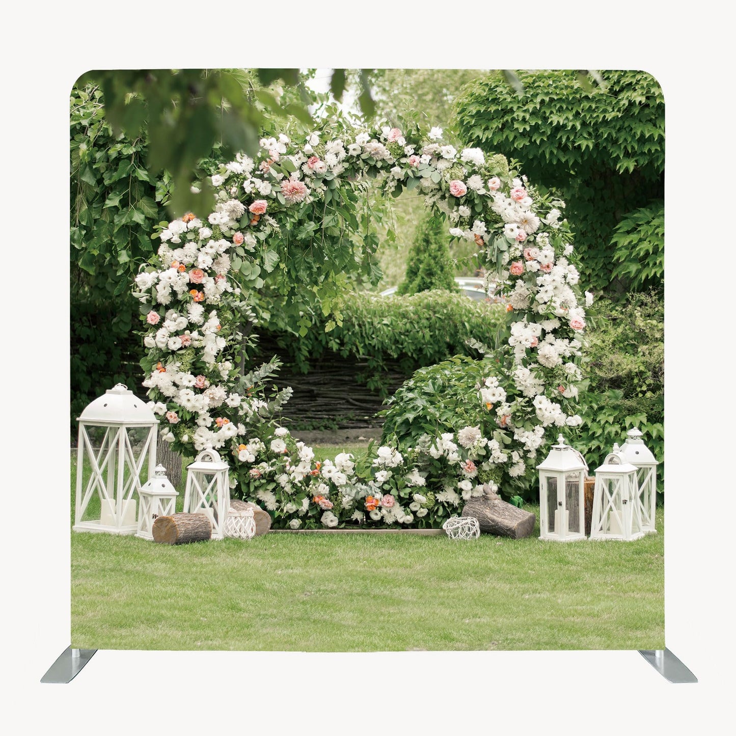 Photo Booth Backdrop with Aluminum Tube Stand and Portable Carry Bag Photography Background Wedding Backdrops Sequin Backdrop for Wedding Brithday Christmas Holiday Party Decor Rent