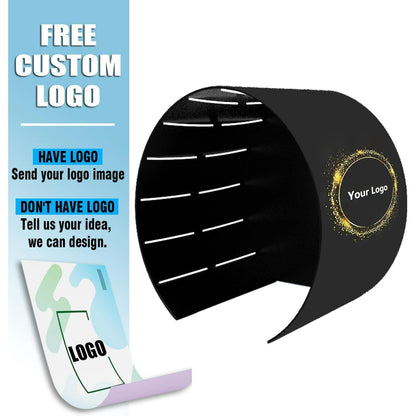 ROOMEDAL Vogue Photo Booth LED Enclosure, Vogue Tunnel Photo Booth Backdrop Enclosure Customizable Logo, Photobooth Backdrop for Parties Events